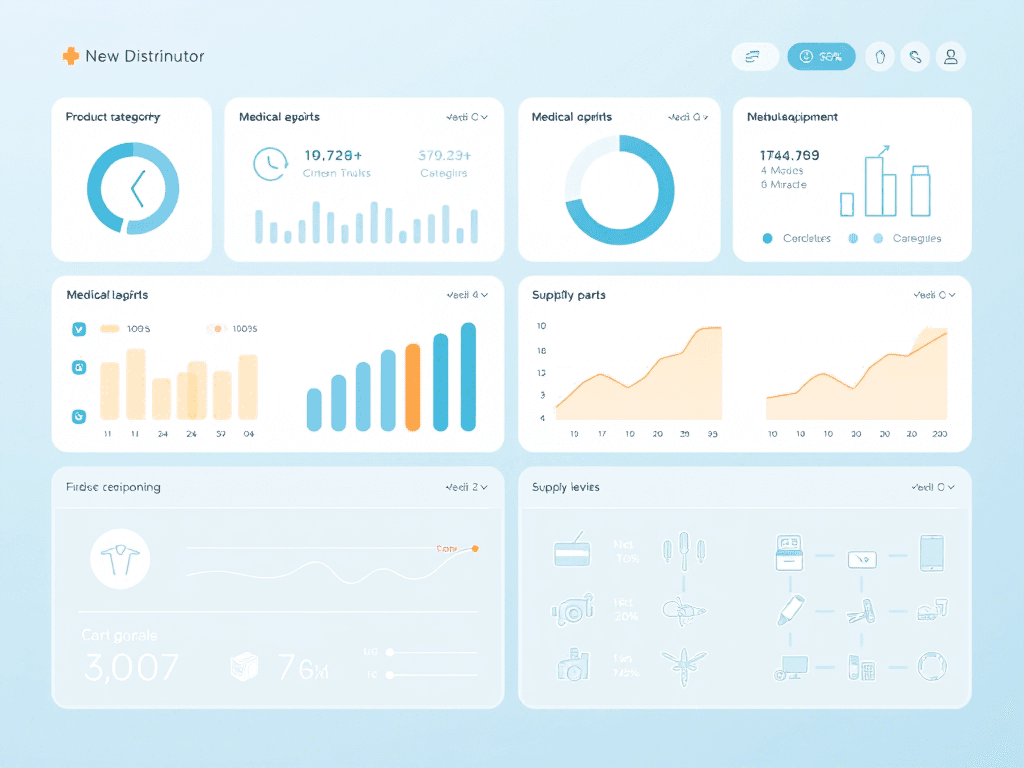 Medical distributors dashboard